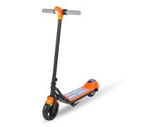 Monopattino elettrico per bambini dagli 8 ai 12 anni, motore da 130 W, acceleratore manuale, velocità 5/7/10 MPH, livello batteria a LED e luci colorate, leggero e pieghevole, fino a 40 minuti di