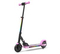 Monopattino elettrico per bambini iScooter K4, con altoparlante Bluetooth e luci LED - rosa - Nouvo