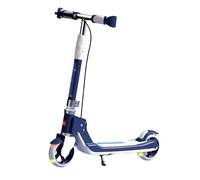Monopattino for bambini pieghevole, leggero, con freno, manubrio regolabile in altezza, età 5-15 anni, ampia pedana e fino a 110 libbre(Blue)