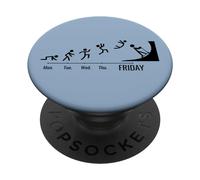 Monopattino Kick-scooter Weekend Stuntscooter Monopattino PopSockets PopGrip Adesivo