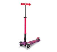 Micro Monopattini | Maxi Micro Deluxe Pieghevole per Bambini | Grandi Ruote | Manubrio Regolabile | 5-12 anni | Ragazzi e Ragazze | Rosa/Viola