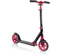 Monopattino globber nl 205 - ripiegabile nero e rosso - adatto per bambini 7 - 12 anni