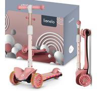 LIONELO Timmy - Monopattino per bambini da 3 anni fino a 50 kg, monopattino a tre ruote con regolazione in altezza, piattaforma antiscivolo, freno, ruote e piattaforma LE