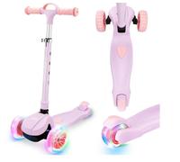 Monopattino per bambini a tre ruote con luci LED