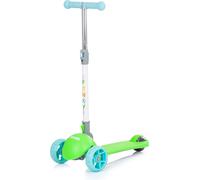 monopattino per bambini Chipolino Funky blu-verde con ruote luminose
