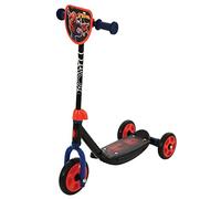 Monopattino per Bambini, Spiderman, Marvel, 3 Ruote, da 3 Anni, Manubrio Regolabile in Altezza