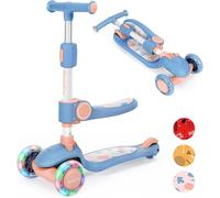 Monopattino per bambino da 1-12 anni, color rosa/azzurro BREMTOY
