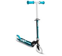 Monopattino pieghevole ergonomico PP Deck SKIDS Control misto blu - Sistema di piegatura sicuro - cuscinetto a sfere ABEC 5 - Freno posteriore al piede - Altezza regolabile