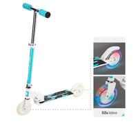 Monopattino pieghevole per bambini con luci LED - colore Mint
