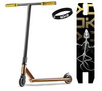 Monopattino stunt SOKE EVO color oro da strada