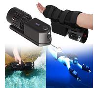 Monopattino subacqueo, 19,8 m, impermeabile, per snorkeling a mani libere, acceleratore di controllo con una sola mano, ideale per nuoto e immersioni subacquee