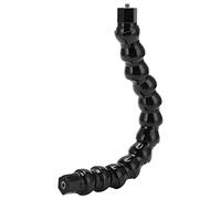 Monopiede con braccio flessibile, in ABS nero, con ganasce a collo di cigno flessibile, montaggio per fotocamera, fori per viti da 1/4" a vite da 1/4", 12 sezioni, per surf, equitazione, arrampicata