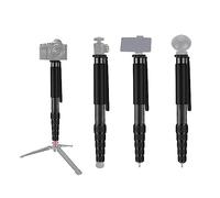 Monopiede per Fotocamera, Monopiede Portatile in Lega di Alluminio con 6 Sezioni, Monopiede da Viaggio Fotografico per Fotocamere DSLR