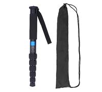 Monopiede per Fotocamera, Monopiede Portatile Telescopico a Sgancio Rapido in Lega di Alluminio a 6 Sezioni con Custodia per Bastone Selfie, Asta di Prolunga Telescopica,