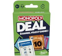 MONOPOLY Affare, gioco di carte veloce ispirato al gioco da tavolo classico, idea regalo di compleanno per ragazzi e ragazze, bambini e famiglie, da 8 anni