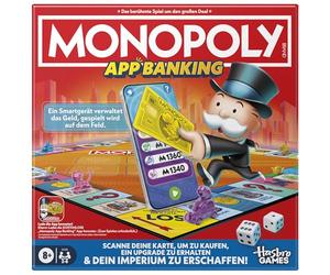 Monopoly App Banking Gioco da tavolo - Versione moderna del classico, gioco elettronico per bambini dai 8 anni in su, da 2 a 6 giocatori