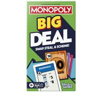 Monopoly Big Deal Card Game Oversized Giant Large Cards for Family Fun Ages