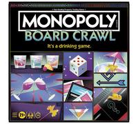 Monopoly Board Crawl Game | Official Monopoly Drinking Game for Adults Only | Ages 21+ | for 2-10 Players | 30 Mins. | Hilarious Adult Party Games