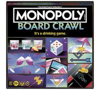 Monopoly Board Crawl Game | Official Monopoly Drinking Game for Adults Only | Ages 21+ | for 2-10 Players | 30 Mins. | Hilarious Adult Party Games