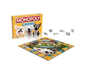 Monopoly Chiens - Jeu de société - WINNING MOVES - Monopoly mettant en vedette les chiens de différentes races.