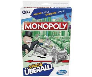 Monopoly Compatto, gioco portatile per 2-4 giocatori, gioco da viaggio per bambini, divertimento ovunque
