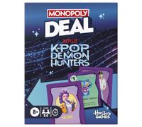 Monopoly Deal: KPop Demon Hunters, gioco di carte | Giochi per famiglie per bambini e bambine, preadolescenti, adolescenti e adulti | Da 2 a 5 giocatori | 15 min. | Dagli 8 anni in su