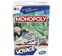 Monopoly Edizione di viaggio, gioco portatile per 2-4 giocatori, gioco di viaggio per bambini da 8 anni (versione francese)