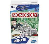 MONOPOLY Edizione Viaggi, Gioco Portatile per 2-4 Giocatori, Gioco di Viaggio per Bambini dai 6 Anni - Versione Italiana