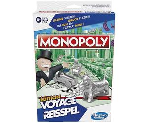 MONOPOLY Edizione Viaggi, Gioco Portatile per 2-4 Giocatori, Gioco di Viaggio per Bambini dai 6 Anni - Versione Italiana