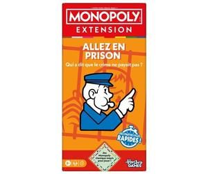 Monopoly Extension Go to jail, rende il classico gioco del Monopoly più divertente e veloce, giochi da tavolo, da 2 a 6 giocatori, 40 m - Nouvo