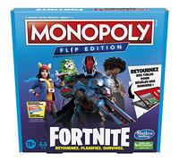 Monopoly Flip Edition: Fortnite, gioco da tavolo Monopoly ispirato al videogioco Fortnite, giochi da tavolo per adolescenti e adulti (versione francese)