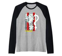 Monopoly Gioco da Tavolo Take A Chance Retro Maglia con Maniche Raglan