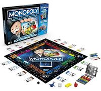 Monopoly Super Electronic Banking, gioco da tavolo, banca elettronica senza contanti, dagli 8 anni in su