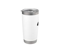 Monopoly Let Me Think White Bicchiere termico in acciaio inox doppia parete