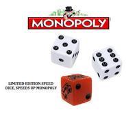 Monopoly Mega Velocità Dadi x3 Die Up Gioco Limited Edition