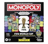 Monopoly Panini Prizm: FIFA World Cup Gioco I Calcio Gioco da tavolo con Monopoly Panini Prizm FIFA World Cup 2026 Trading Cards I dai 8 anni in su, versione tedesca