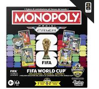 Monopoly Panini Prizm: FIFA World Cup I Gioco da tavolo a tema calcio con carte collezionabili Monopoly Panini Prizm FIFA World Cup 2026 I Dagli 8 anni in su - Versione italiana