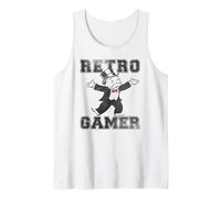 Monopoly Retro Gamer Mr. Monopoly Distressed Style Canotta