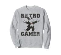 Monopoly Retro Gamer Mr. Monopoly Distressed Style Felpa