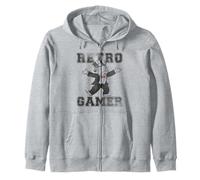 Monopoly Retro Gamer Mr. Monopoly Distressed Style Felpa con Cappuccio