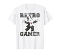 Monopoly Retro Gamer Mr. Monopoly Distressed Style Maglietta