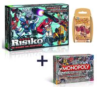 Monopoly, Risiko E Top Trumps Transformers Giochi Superbundle Gioco Da Tavolo