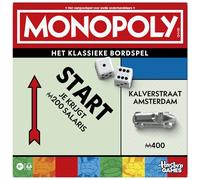 Monopoly, set da tavolo con scatola portaoggetti e pedine di grande formato - Versione olandese