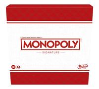Monopoly Signature, Gioco da tavolo per la famiglia, per 2-6 giocatori, Confezione ed elementi di gioco Premium, Conservazione integrata, da 8 anni