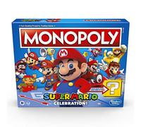 Monopoly Super Mario Celebration Edition - Gioco da tavolo per fan di Super Mario dagli 8 anni in su, con effetti sonori per videogiochi, multicolore
