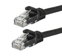 Monoprice 109811 304,8 cm FLEXboot Series 24AWG Cat6 550 MHz UTP in Rame Nude Cavo di Rete Ethernet - Nero