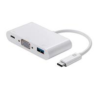 Monoprice Adattatore USB-C a HDMI, bianco, supporta velocità dati fino a 10 Gbps e USB 3.1 SuperSpeed, Select Series (114504)