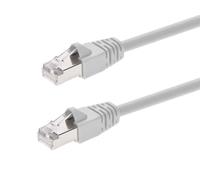 Monoprice Cavo patch Ethernet Cat6A - antigroviglio RJ45, Fullboot, 550 Mhz, doppia schermatura (S/FTP), filo di rame puro, 10 G, 26 AWG, 4,6 m, bianco