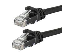 Monoprice Flexboot - Cavo Patch Ethernet Cat6, Cavo di Rete Internet RJ45, incagliato, 550 MHz, UTP, Filo di Rame Puro, 24AWG, 6,1 m, Nero