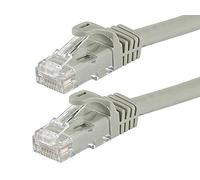 Monoprice FLEXboot Series 109786 - Cavo di rete Ethernet UTP, Cat6, 550 MHz, serie FLEXboot, 24 AWG, 550 MHz, colore: grigio